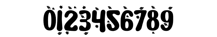 Joyful Turkey Leaf Font OTHER CHARS