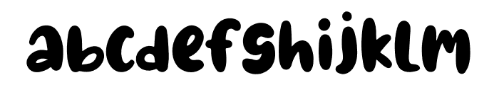 JoyfulBubble Font LOWERCASE