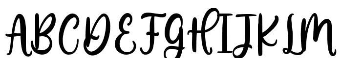 JoyfulThings-Regular Font UPPERCASE