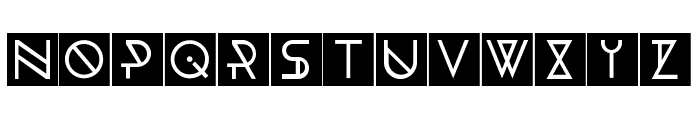 Joystick Medium Font UPPERCASE