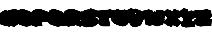Jraot Extrude Extrude Font UPPERCASE