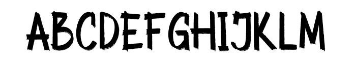 Judgement-Regular Font LOWERCASE