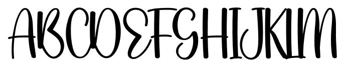 Jugling Font UPPERCASE