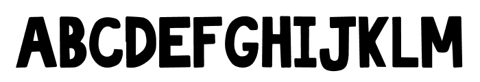 Juiceaholic Filled Font Regular Font UPPERCASE