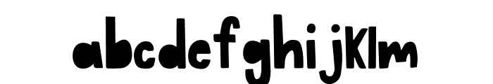 Juiceaholic Filled Font Regular Font LOWERCASE