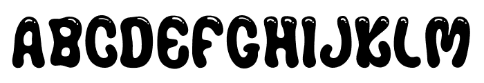 Juicyfig Typeface Regular Font UPPERCASE