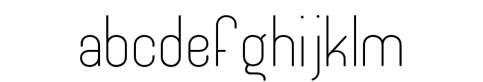 Julian Display ExtraLight Font LOWERCASE