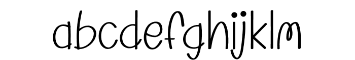 Juliana Regular Font LOWERCASE