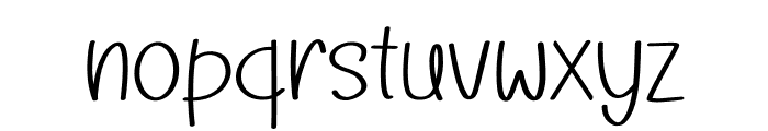 Juliana Regular Font LOWERCASE