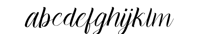 Julians Signature Font LOWERCASE