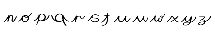 Julie Style Font LOWERCASE