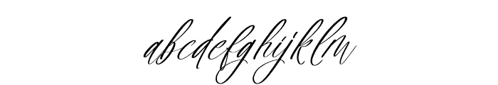 Juliethon Berllyan Italic Font LOWERCASE