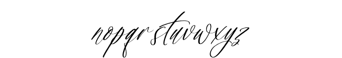 Juliethon Berllyan Italic Font LOWERCASE