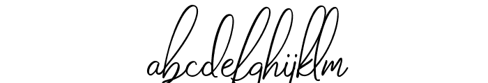 Juliette Rayleigh Regular Font LOWERCASE