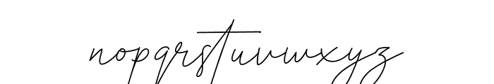 Juliette Style Font LOWERCASE