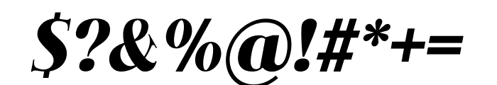 Julitho Bold Italic Font OTHER CHARS