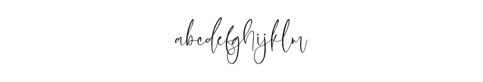 Jullayetas Font LOWERCASE