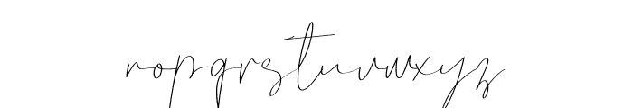 July Sweet Font LOWERCASE