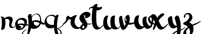 July Font LOWERCASE