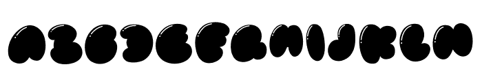 Jumbo bubble Font UPPERCASE