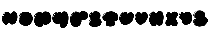 Jumbo bubble Font UPPERCASE