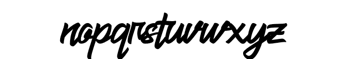 Jump Streets Font LOWERCASE