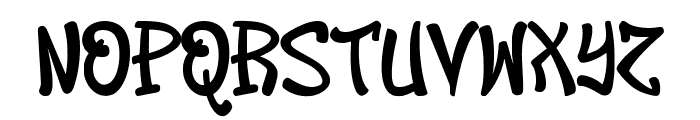 Jump Style Font LOWERCASE