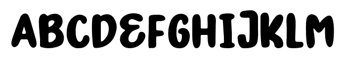 JumpZingera-Regular Font UPPERCASE