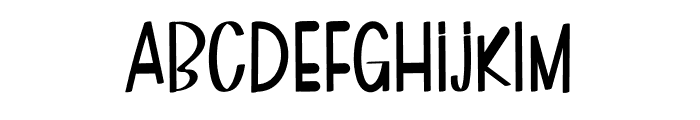 Jumped Font UPPERCASE