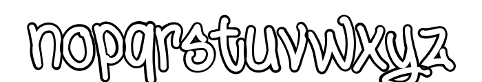 Jumpis Outline Font LOWERCASE