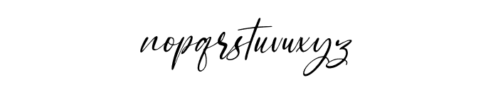 Jumpstraight Font LOWERCASE