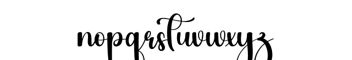 June Journal Font LOWERCASE