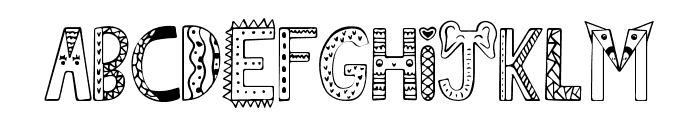 Jungle Font Regular Font LOWERCASE