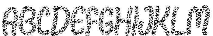 Jungle Leopard Font UPPERCASE