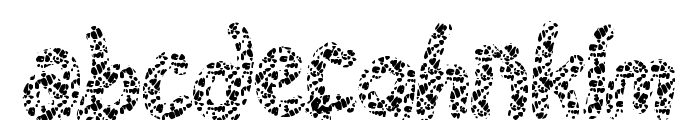 Jungle Leopard Font LOWERCASE