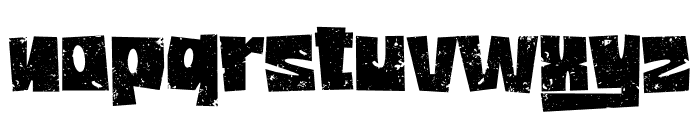 JungleWood Grunge Font LOWERCASE