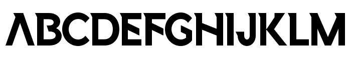 Junkwar Regular Font UPPERCASE