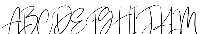 Jupiter Signature Font UPPERCASE