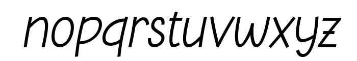 Just Done Italic Font LOWERCASE