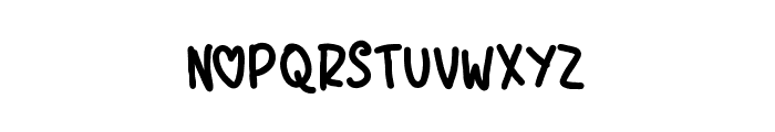 Just Friend Font UPPERCASE