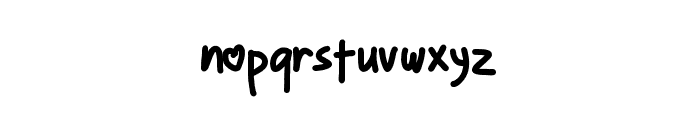 Just Friend Font LOWERCASE