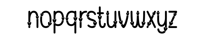 Just Love You Font LOWERCASE