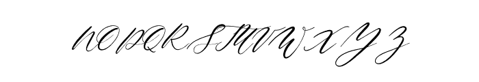 Just Married Script Font UPPERCASE