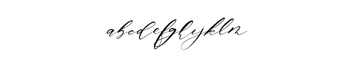 Just Married Script Font LOWERCASE
