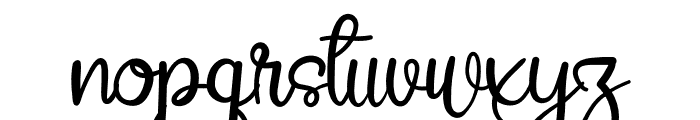 Just Married Font LOWERCASE