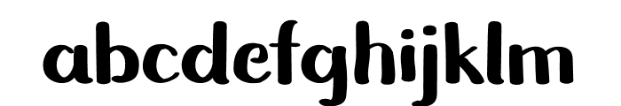 Just Relax Font LOWERCASE
