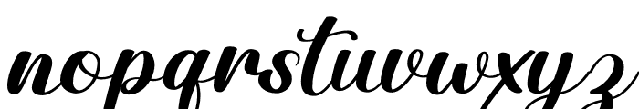 Just Relaxed Font LOWERCASE