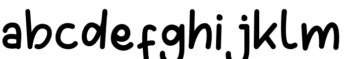 JustCallMe-Regular Font LOWERCASE