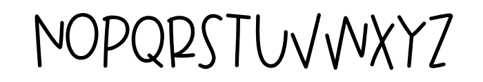 JustMyDream Font UPPERCASE