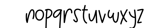 JustMyDream Font LOWERCASE